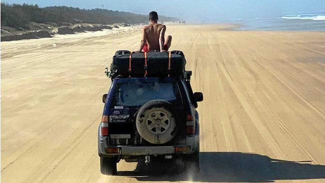 DANGER: Queensland Police have warned drivers not to drive recklessly on Fraser Island. Picture: Contributed