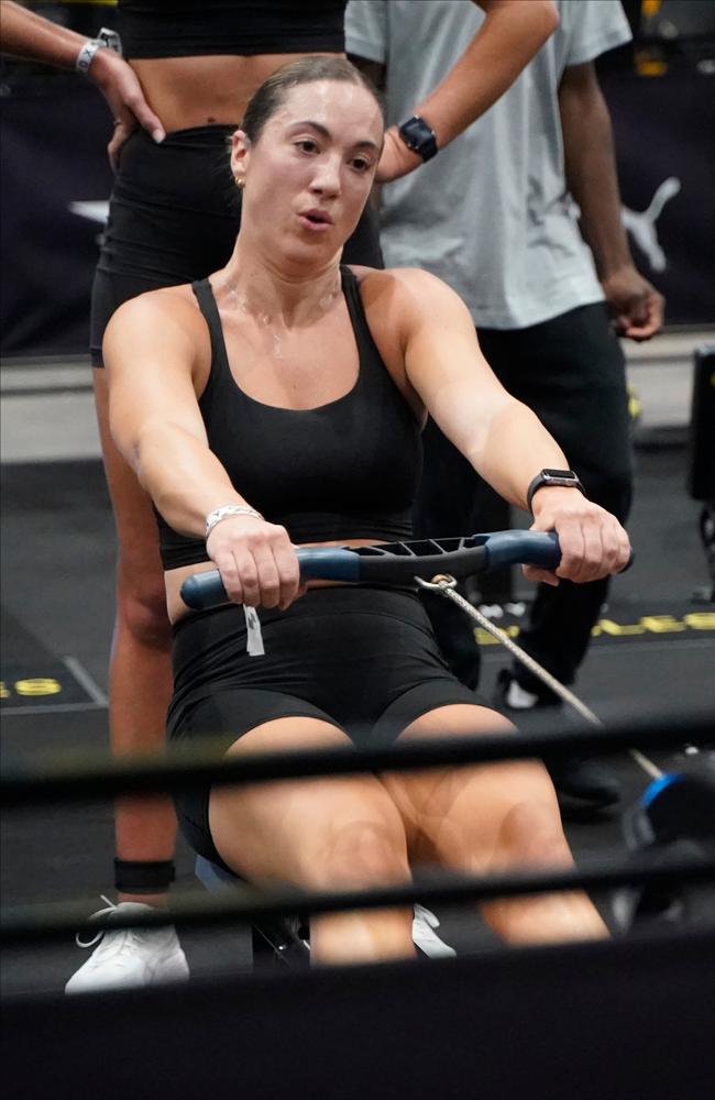 10000 athletes put their fitness to the test in a massive Hyrox competition this weekend (14-15 Dec) at Melbourne Exhibition and Convention Centre. Picture Valeriu Campan