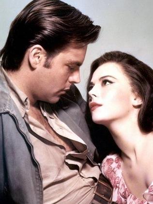 Robert Wagner and Natalie Wood in 1960. Picture: Supplied