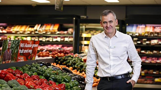 Woolworths chief executive Brad Banducci has appointed a new supermarkets boss. Picture: Adam Yip