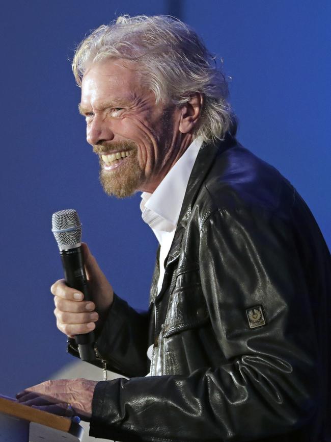 Richard Branson. Picture: AP