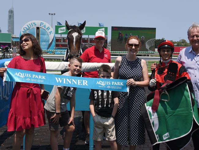 Winner of race 2 She's A Tigress ridden by Taylor Marshall at the Gold Coast Turf Club. (Photo/Steve Holland)