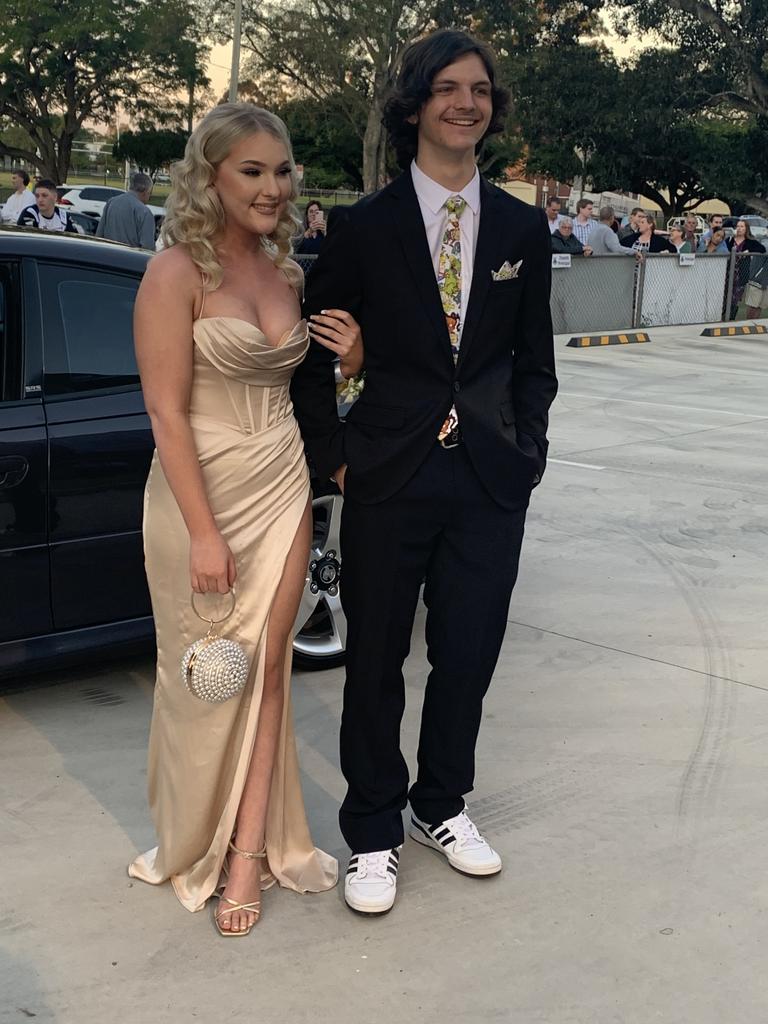 Students arrive at Maryborough State High School's formal.