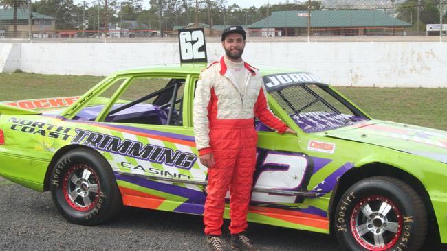 SPEED DEMON: Jordan Biviano is one of the contenders for honours in the Production Sedan Lismore Track Championship on April 24, 2021, at Castrol Edge Lismore Speedway. Photo: Tony Powell.