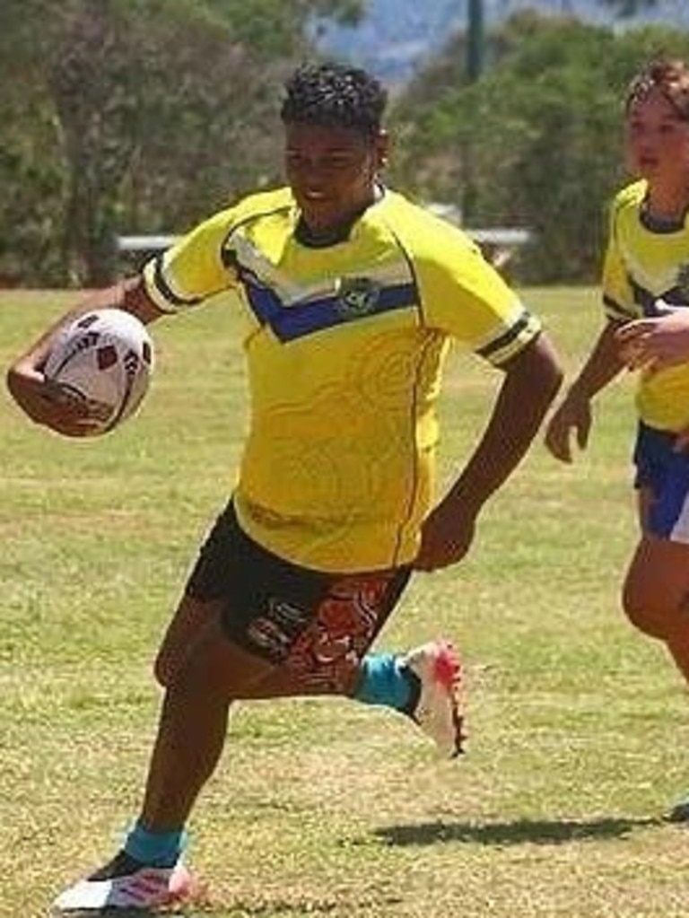 The brother of Maroons flyer Selwyn Cobbo, Shamus, will be part of the ASSRL Indigenous Goannas at the national championships. Picture: Instagram