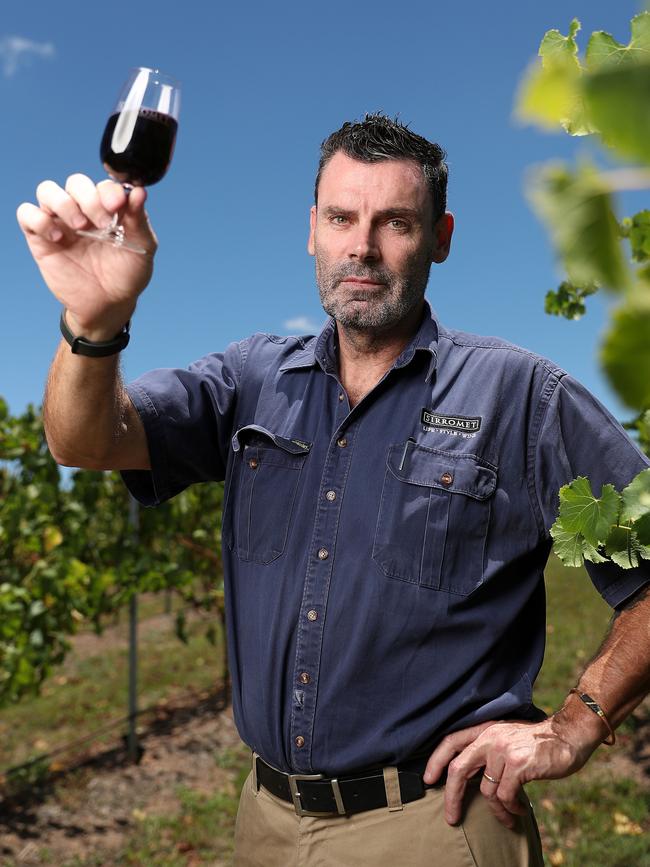 Adam Chapman, chief winemaker at Siromet, says local winemakers should have been given priority at the Games. Picture: Peter Wallis