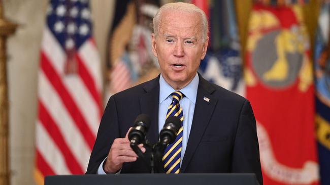 A core thrust of President Joe Biden’s executive order is to encourage regulatory agencies to adopt new rules and policies to rein in the growing size and power of large tech platforms. Picture: AFP