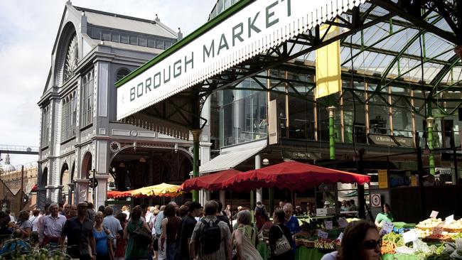 Borough Market is a thriving farmers' market near London Bridge. Picture: Getty Images