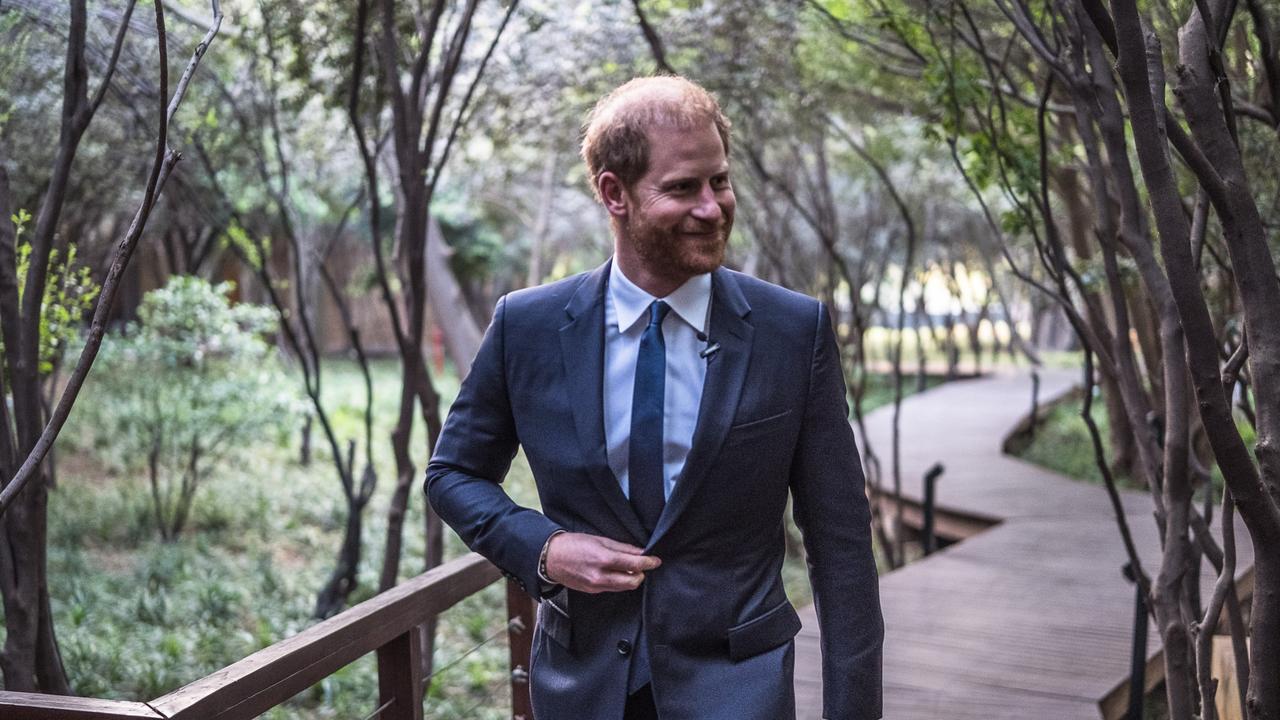 Harry, seen here in South Africa, is fulfilling his duties solo at the moment. Picture: Brian Otieno/Getty