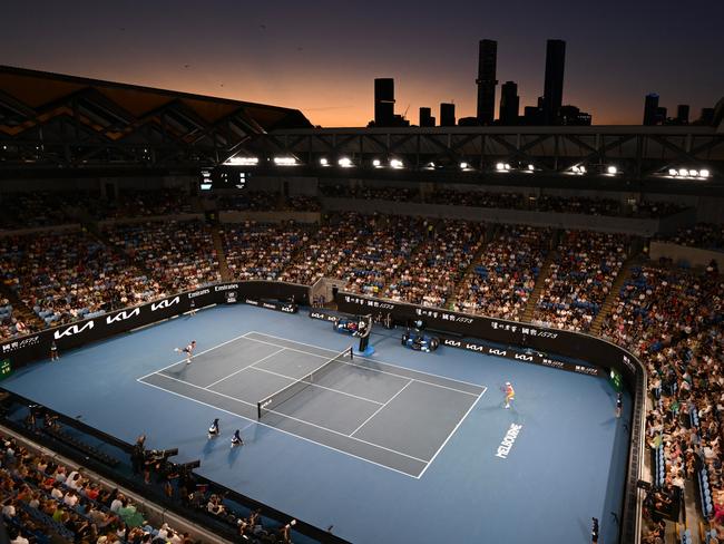 The cheapest day session ticket to centre court was $269 on Thursday. Picture: Getty Images