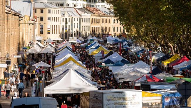 Hobart's Salamanca Market won in the Major Festivals and Events category. Picture: SUPPLIED