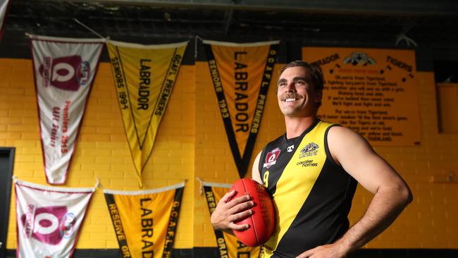 Former Southport Sharks star midfielder Andrew Boston signed with the Labrador Tigers for 2022. Photo: Glenn Hampson.