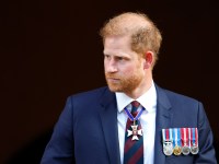 LONDON, UNITED KINGDOM - MAY 08: (EMBARGOED FOR PUBLICATION IN UK NEWSPAPERS UNTIL 24 HOURS AFTER CREATE DATE AND TIME) Prince Harry, Duke of Sussex (wearing a Household Division regimental tie and medals including his Knight Commander of the Royal Victorian Order cross) attends The Invictus Games Foundation 10th Anniversary Service at St Paul's Cathedral on May 8, 2024 in London, England. (Photo by Max Mumby/Indigo/Getty Images)
