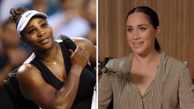 Serena Williams and Meghan Markle. Photo: Vaughn Ridley for Getty/AFP, supplied.