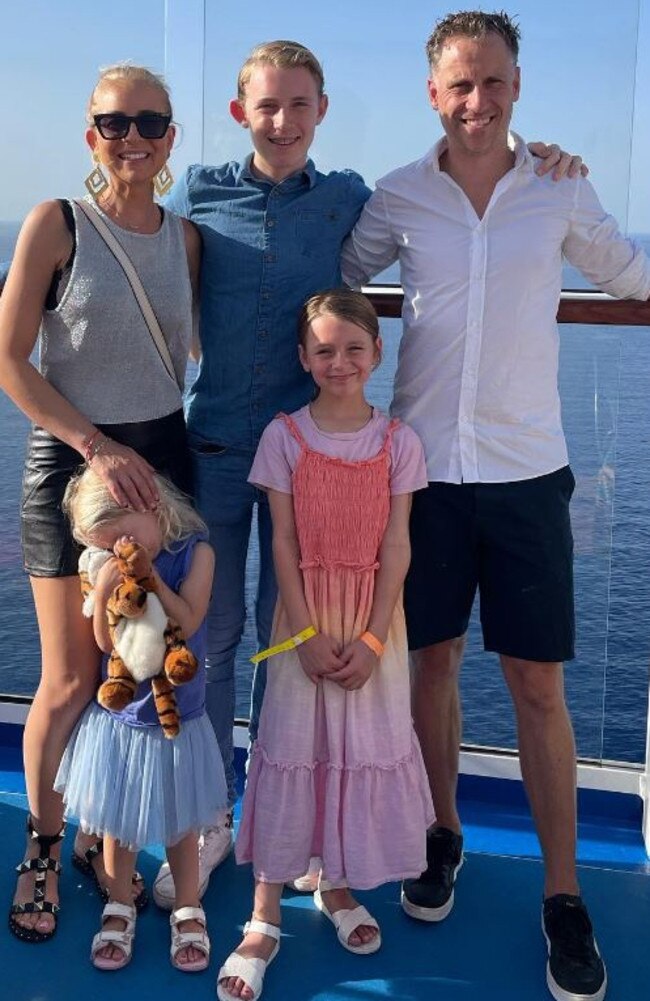 Carrie Bickmore, pictured with Chris Walker, left The Project to dedicate more time to family. Picture: Instagram