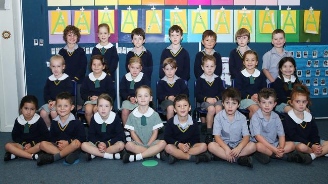 St Patricks Primary School Class 2 FCT Back row L-R: Tommy Dahl, Arvia Dahl, Julian Darburn, James MacFadyen, George Renstch, Ned Trickey, Charlie Harding. Middle row: Chloe Korb, Maribel Bosevski, Willow Dent, Winston Allan, Austin Lockwood, Edie Ellis-McKeown, Julia Galle. Front row: Audrey Howard, Sebastian Skratulja, Mia Stusser, Hannah Clark, Leo Siano, Adam Zangari, Patrick McKenna, Sophia Gray.