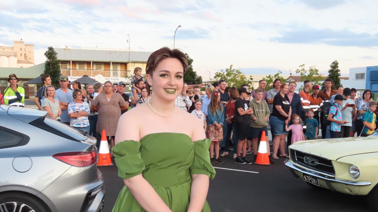 Students arriving at the Kingaroy State High School formal at Kingaroy Town Hall on November 11.