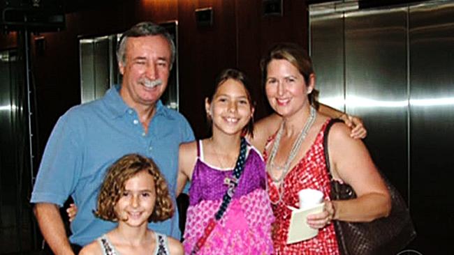 Qld businessman, director of Sundance Resource, Ken Talbot and family. Picture: Sheryl Crofts Photography