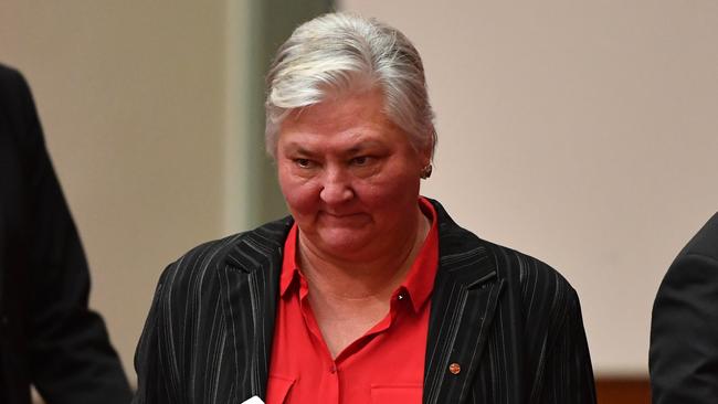 Senator Sam McMahon at Parliament House in Canberra. Picture: AAP / Mick Tsikas