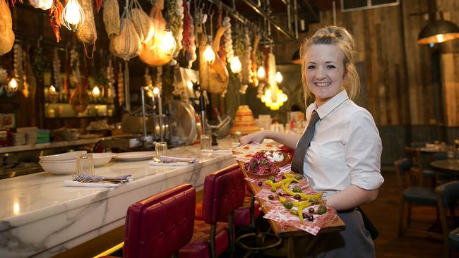 Jamie’s Italian’s Abi Tunney. Pictures: Jack Tran