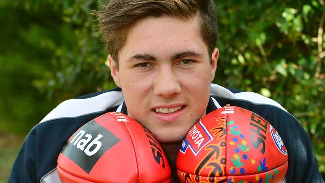 Northern Knights midfielder Jade Gresham, who is likely to be a top-30 pick in this year's AFL National Draft.