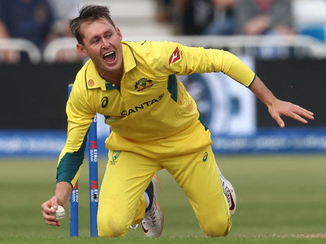 Marnus Labuschagne again was solid in the middle order and surprisingly with the ball. Photo by Darren Staples / AFP