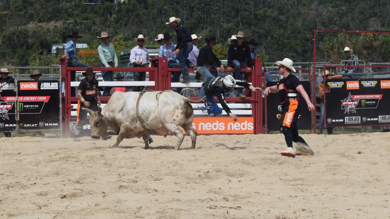 Aaron Kleier at the PBR Airlie Beach Invitational. Picture: Laura Thomas