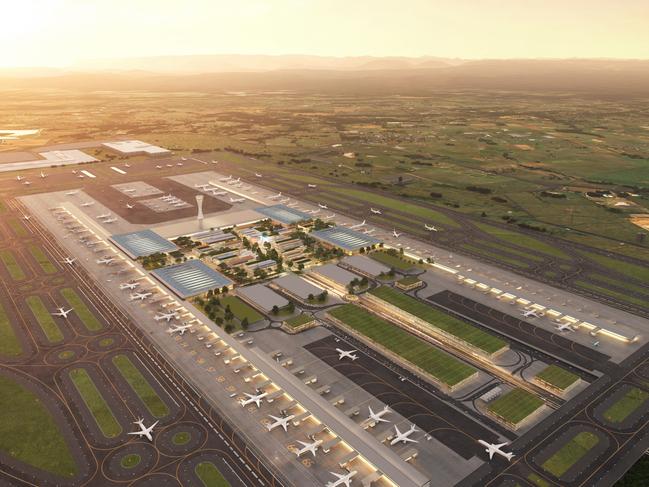 WSA Terminal design images STRICTLY EMBARGOED UNTIL AFTER MIDNIGHT 28.10.2019These are the first images of the new western sydney airport.