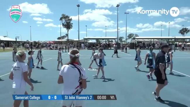 Replay: Netball Queensland Primary School Cup - Somerset College Development v St John Vianney's 2