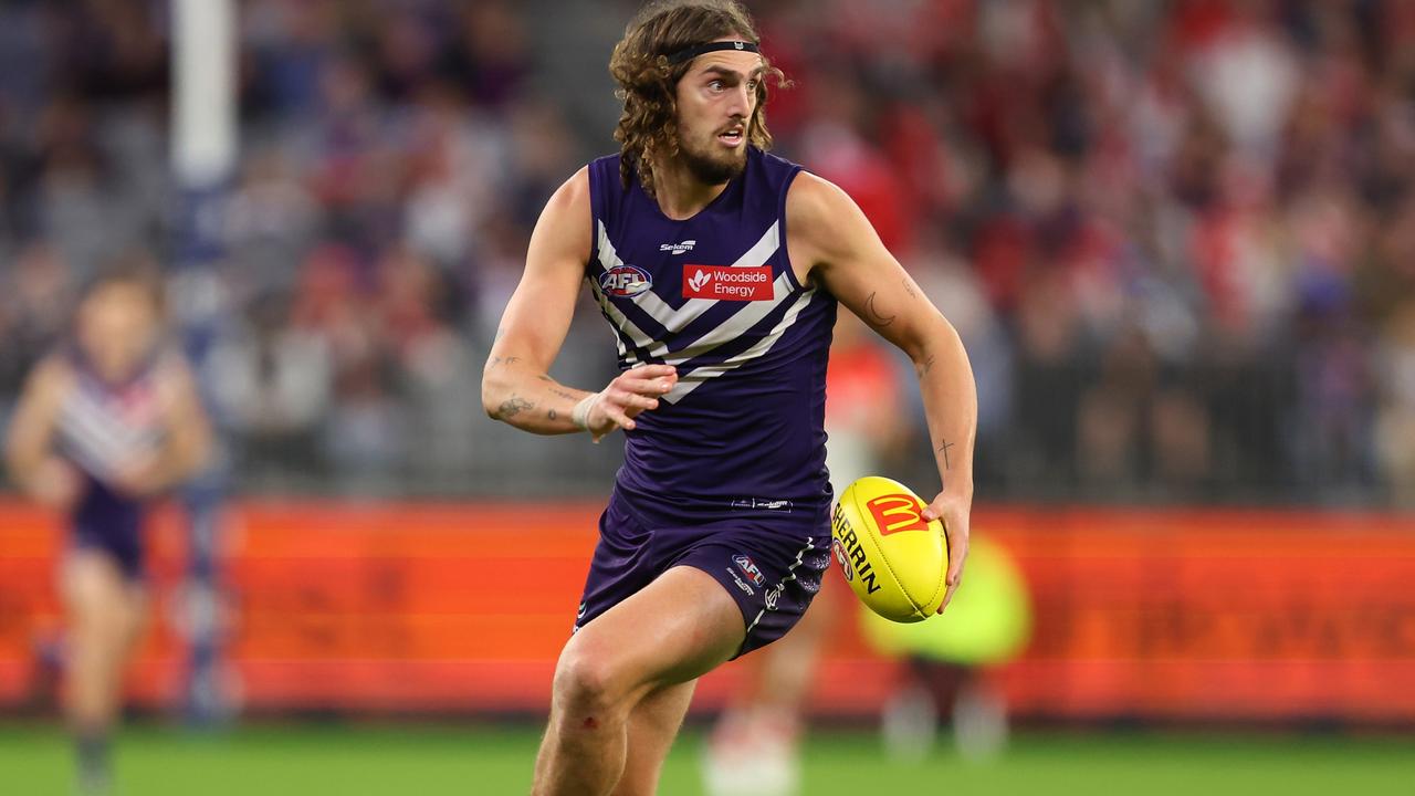 Luke Jackson has been a brilliant addition for the Dockers. Picture: Getty Images