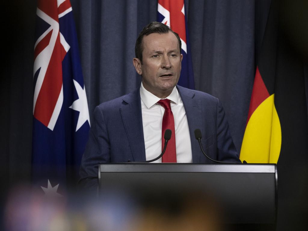 Premier Mark McGowan said the new cases were suspected to be the Delta variant. Picture: Matt Jelonek/Getty Images