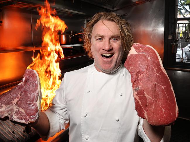 TV chef Adrian Richardson closed La Luna in Carlton after 25 years. Picture: David Caird