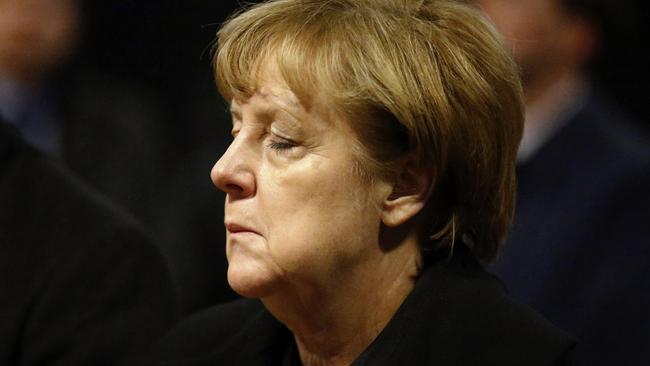 German Chancellor Angela Merkel is facing her greatest electoral test as public concern over her liberal asylum seeker policies rises in tandem with the number of terror attacks. Picture: Hannibal Hanschke/Pool Photo via AP