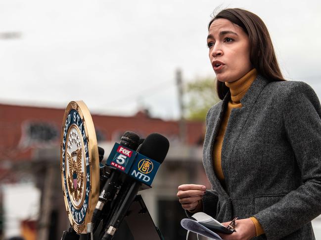 Alexandria Ocasio Cortez. Picture: AFP