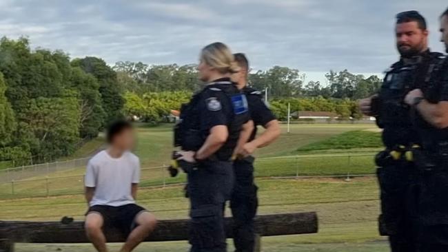 Teens taken into custody at Nerang over alleged Gold Coast robbery. Picture: Supplied.