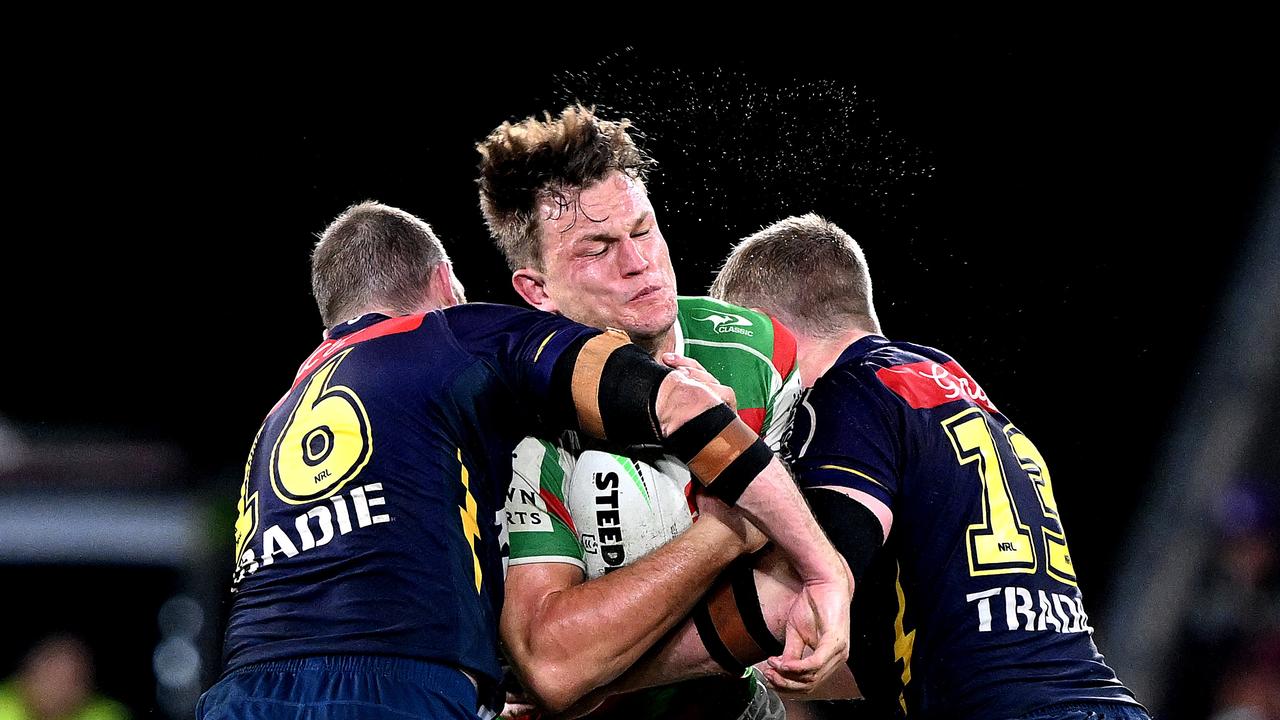 Liam Knight informed teammates at South Sydney training on Monday morning that he would be leaving. Picture: Bradley Kanaris/Getty Images