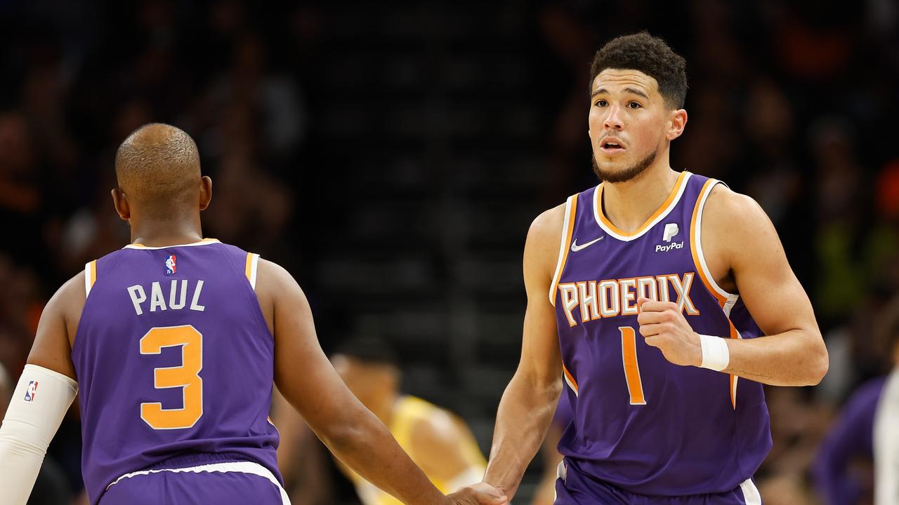 Devin Booker and Chris Paul are the big names. Photo by Christian Petersen/Getty Images