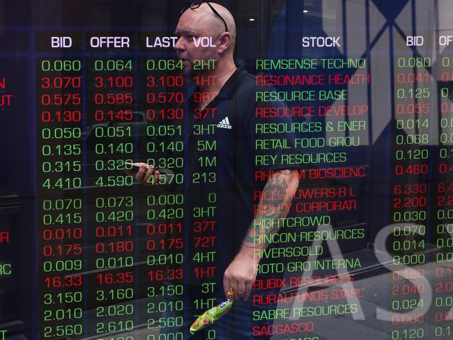 SYDNEY, AUSTRALIA - NewsWire Photos: MARCH 22 2023 - A view of the digital boards at the ASX in Sydney. Picture: NCA Newswire / Gaye Gerard