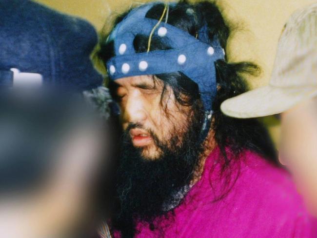 Doomsday cult leader Shoko Asahara. AFP PHOTO/JIJI PRESS