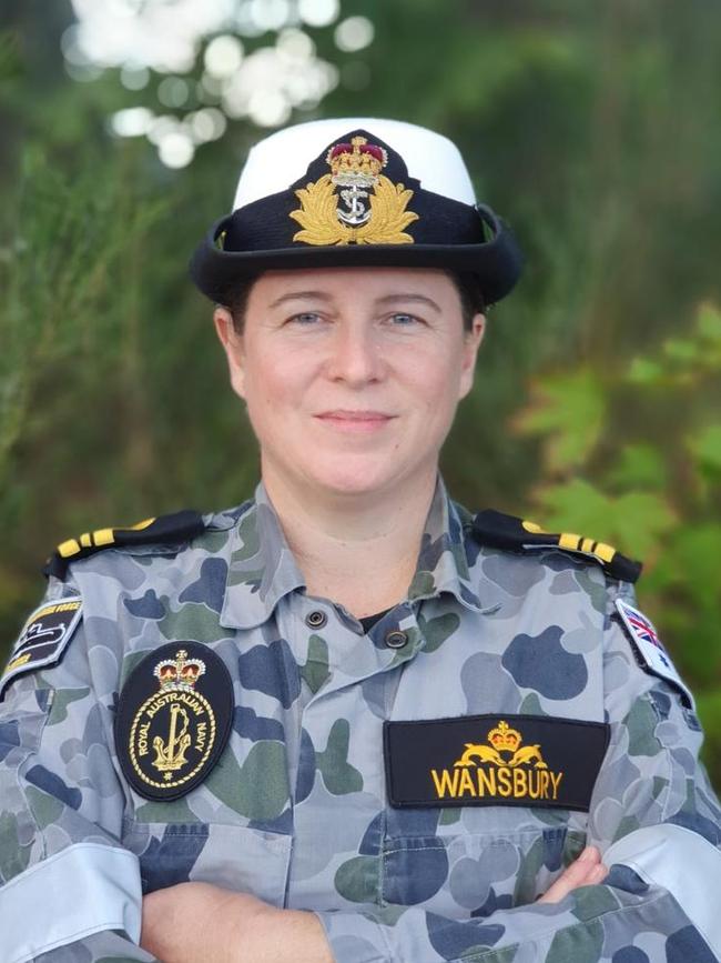 Lieutenant Commander Kara Wansbury is taking part in the funeral procession for the Queen. Picture: Supplied