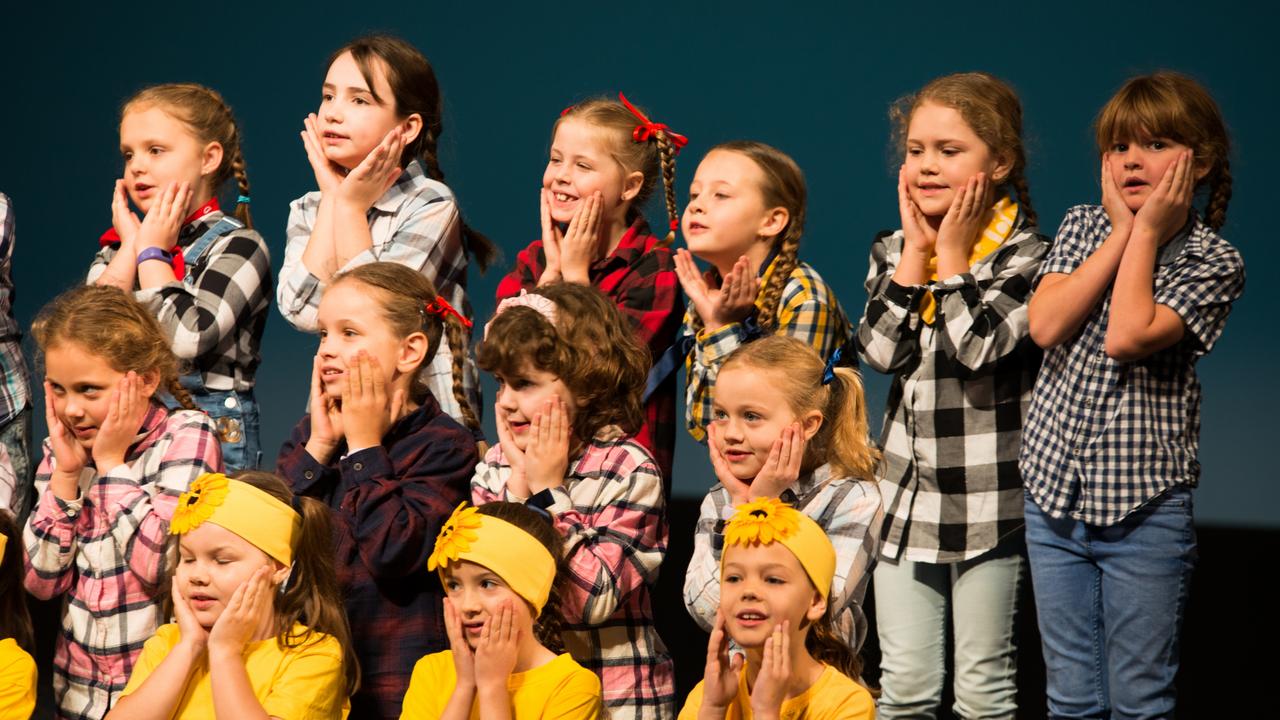 Coomera Anglican College yr 2-3 at the Gold Coast Eisteddfod. Picture: Pru Wilson photography.