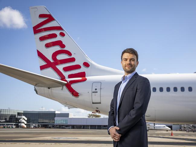 Nick Rohrlach, CEO of Velocity at Virgin Australia. Picture: Dallas Kilponen/Virgin Australia