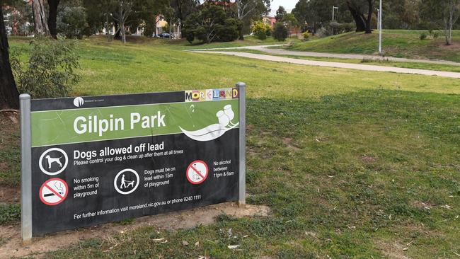 Sri Elkins’ daughter Ellie was bitten by a dog at Gilpin Park. Picture: James Ross