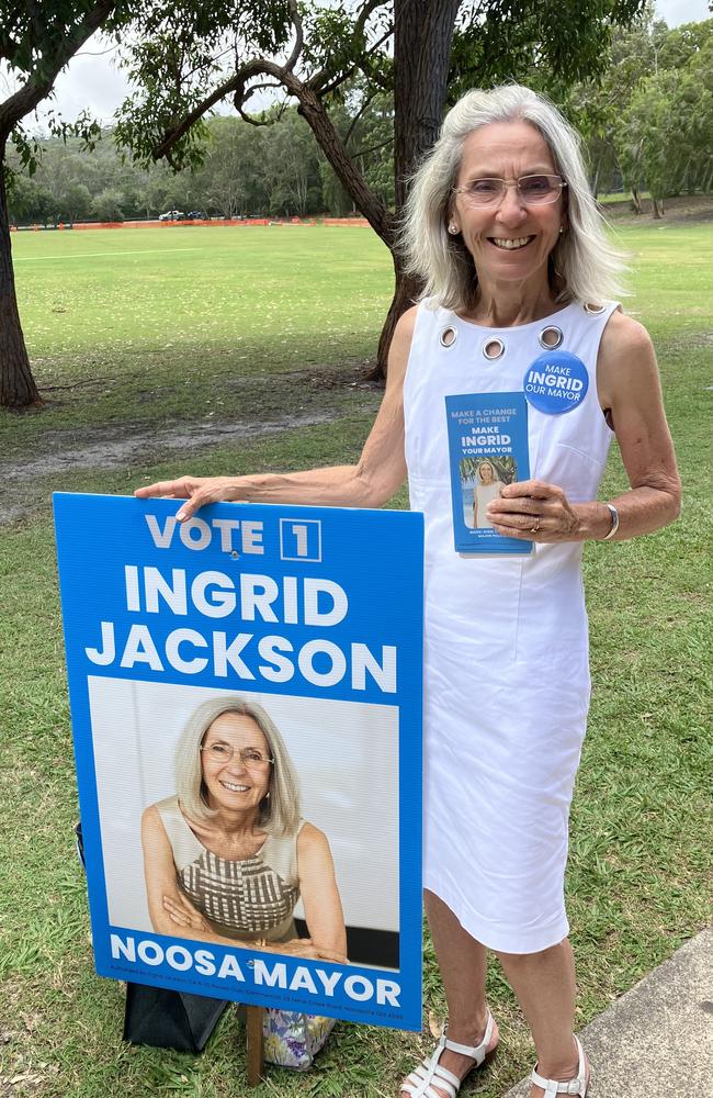 Ingrid Jackson was at Sunshine Beach State School today. Picture – Iwan Jones.