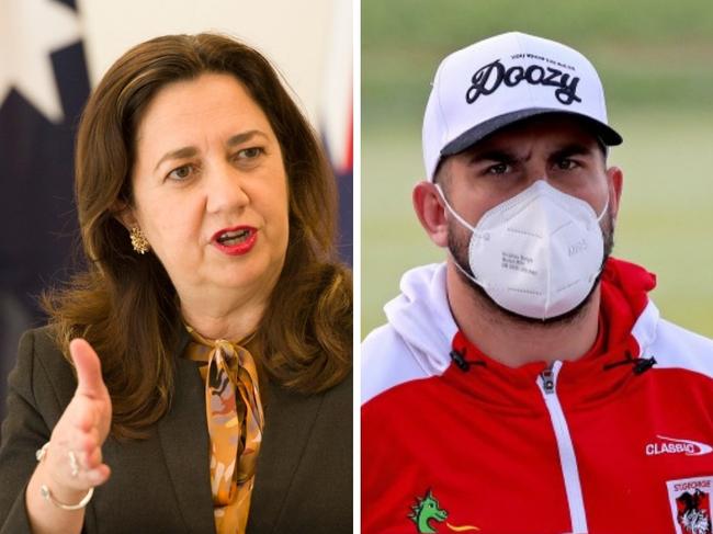 The QLD premier has put the NRL on notice. (Image: Getty)