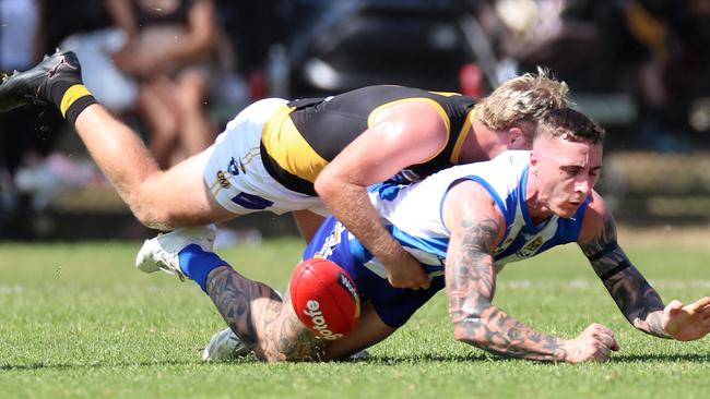 Corowa-Rutherglen forward Darcy Hope wants to join Ovens & King club King Valley where close mate Connor Leslie is playing. Picture Yuri Kouzmin