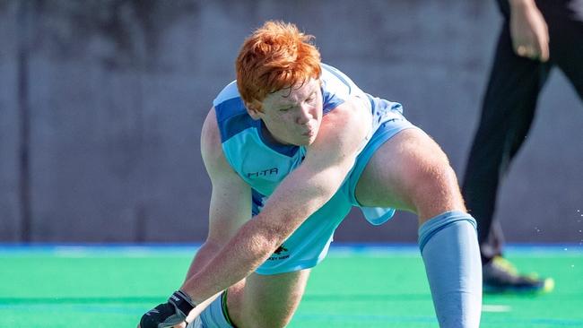 NSW under 18 hockey player Sam Wright-Smith ahead of the nationals in Launceston.