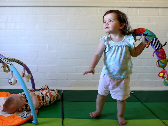 While the role of playgroups and toy libraries has been praised by some, others have labelled Labor’s plan a sugar hit for parents leading into the May federal election. Picture: Toby Zerna