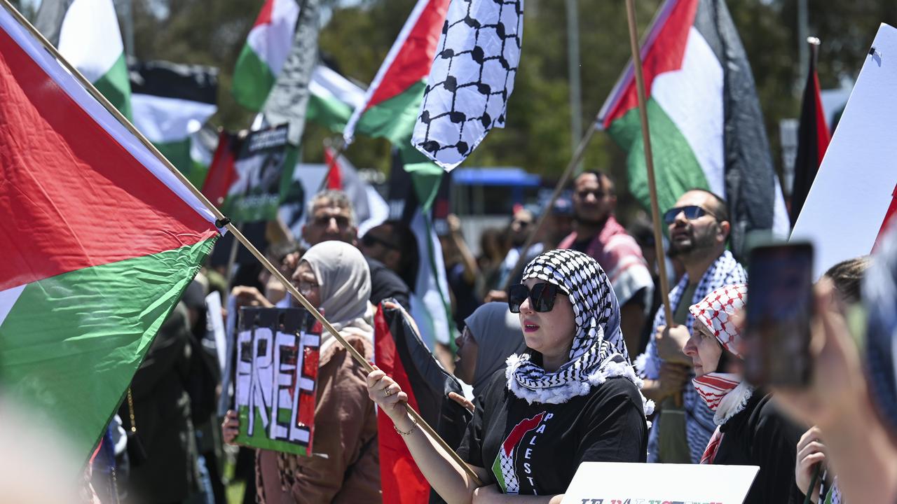 Israel Hamas war: Pro-Palestine demonstration erupts at Parliament ...