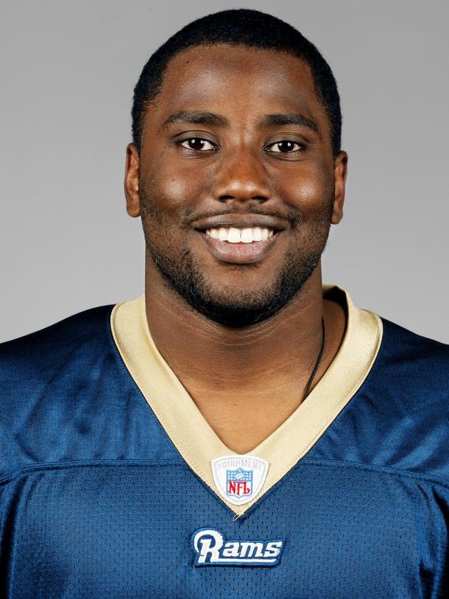 Washington was listed by NFL team the St Louis Rams. This is his 2006 team headshot. Picture: Getty Images